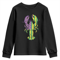 Carnival Mardi Gras USA American Flag Crawfish Youth Sweatshirt