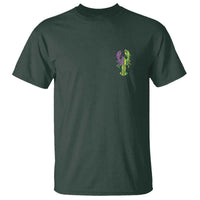 Carnival Mardi Gras USA American Flag Crawfish Pocket T Shirt