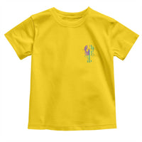 Carnival Mardi Gras USA American Flag Crawfish Pocket Toddler T Shirt