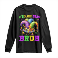 Bruh Mardi Gras Long Sleeve Shirt Jester Outfit Teens Boys Kids Mardi Gras