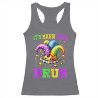 Bruh Mardi Gras Racerback Tank Top Jester Outfit Teens Boys Kids Mardi Gras
