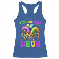 Bruh Mardi Gras Racerback Tank Top Jester Outfit Teens Boys Kids Mardi Gras