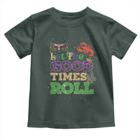 Mardi Gras Toddler T Shirt Let The Good Times Roll Glitter Print