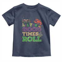 Mardi Gras Toddler T Shirt Let The Good Times Roll Glitter Print