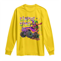 Mardi Gras Long Sleeve Shirt Dabbing Crawfish Monster Truck