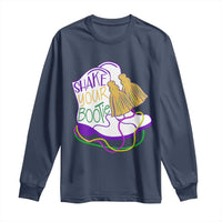 Mardi Gras Long Sleeve Shirt Shake Your Bootie Bead Boots