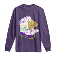 Mardi Gras Long Sleeve Shirt Shake Your Bootie Bead Boots