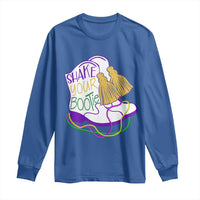 Mardi Gras Long Sleeve Shirt Shake Your Bootie Bead Boots