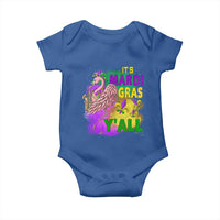 Its Mardi Gras Yall Baby Onesie Funny Carnival Flamingo