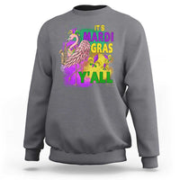 Its Mardi Gras Yall Sweatshirt Funny Carnival Flamingo