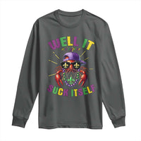 It Aint Gonna Suck Itself Crawfish Funny Mardi Gras Long Sleeve Shirt - Wonder Print Shop