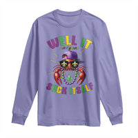 It Aint Gonna Suck Itself Crawfish Funny Mardi Gras Long Sleeve Shirt - Wonder Print Shop