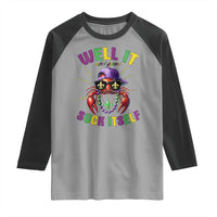 It Aint Gonna Suck Itself Crawfish Funny Mardi Gras Raglan Shirt - Wonder Print Shop