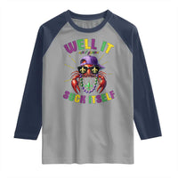 It Aint Gonna Suck Itself Crawfish Funny Mardi Gras Raglan Shirt - Wonder Print Shop