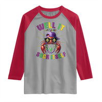 It Aint Gonna Suck Itself Crawfish Funny Mardi Gras Raglan Shirt - Wonder Print Shop