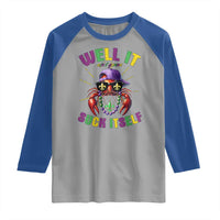 It Aint Gonna Suck Itself Crawfish Funny Mardi Gras Raglan Shirt - Wonder Print Shop