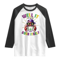 It Aint Gonna Suck Itself Crawfish Funny Mardi Gras Raglan Shirt - Wonder Print Shop