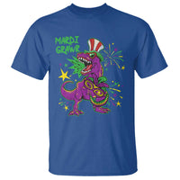 Mardi Gras Dino T Shirt Toddler Kids Boys Gift Mardi Grawr