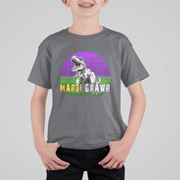 Mardi Grawr Dinosaur T Shirt For Kid Toddler Kids Boys Gift