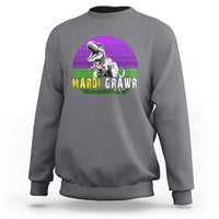 Mardi Grawr Dinosaur Sweatshirt Toddler Kids Boys Gift