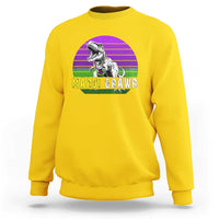 Mardi Grawr Dinosaur Sweatshirt Toddler Kids Boys Gift