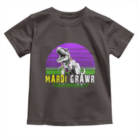 Mardi Grawr Dinosaur Toddler T Shirt Toddler Kids Boys Gift