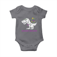 Mardi Gras Grawr Dinosaur Baby Onesie Fat Tuesday Kids