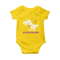 Mardi Gras Grawr Dinosaur Baby Onesie Fat Tuesday Kids