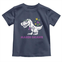 Mardi Gras Grawr Dinosaur Toddler T Shirt Fat Tuesday Kids