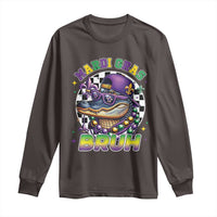 Bruh Mardi Gras Crocodile Long Sleeve Shirt Alligator Costume Teens Boys Kids