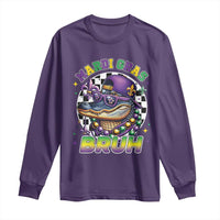 Bruh Mardi Gras Crocodile Long Sleeve Shirt Alligator Costume Teens Boys Kids