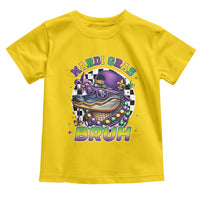 Bruh Mardi Gras Crocodile Toddler T Shirt Alligator Costume Teens Boys Kids