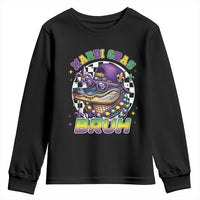 Bruh Mardi Gras Crocodile Youth Sweatshirt Alligator Costume Teens Boys Kids