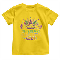 This Is My Mardi Gras Shirt Toddler T Shirt Funny Outfit Party Mask Costume