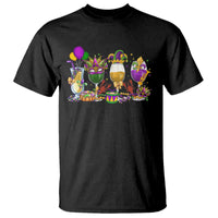 Mardi Gras Drinking Party T Shirt Fat Tuesday Wine Beads Carnival