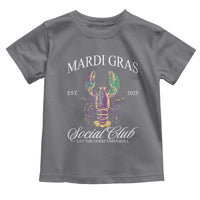 Mardi Gras Toddler T Shirt The Carnival Social Club Louisiana Crawfish Glitter Print