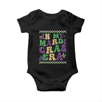 In My Mardi Gras Era Baby Onesie Carnival New Orleans Trip Glitter Print
