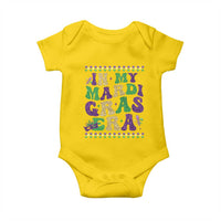 In My Mardi Gras Era Baby Onesie Carnival New Orleans Trip Glitter Print