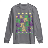 In My Mardi Gras Era Long Sleeve Shirt Carnival New Orleans Trip Glitter Print