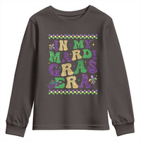 In My Mardi Gras Era Youth Sweatshirt Carnival New Orleans Trip Glitter Print
