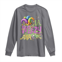 Funny Mardi Gras Long Sleeve Shirt La Weezy Ana