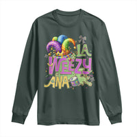 Funny Mardi Gras Long Sleeve Shirt La Weezy Ana