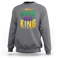 Mardi Gras King Sweatshirt Funny Men Carnival Costume Gift