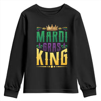 Mardi Gras King Youth Sweatshirt Funny Men Carnival Costume Gift