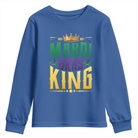 Mardi Gras King Youth Sweatshirt Funny Men Carnival Costume Gift