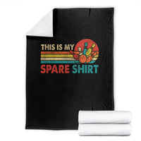This Is My Spare Bowling Throw Blanket Bowler Funny Team