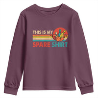 This Is My Spare Bowling Youth Sweatshirt Bowler Funny Team
