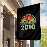 16th Birthday Garden Flag Vintage 2010 Limited Edition 16 Year Old Gift