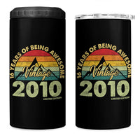 16th Birthday 4 in 1 Can Cooler Tumbler Vintage 2010 Limited Edition 16 Year Old Gift