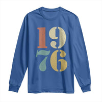 50th Birthday Long Sleeve Shirt Retro Vintage 1976 50 Year Old Gifts